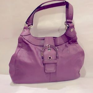 Fun, purple, summer coach purse!